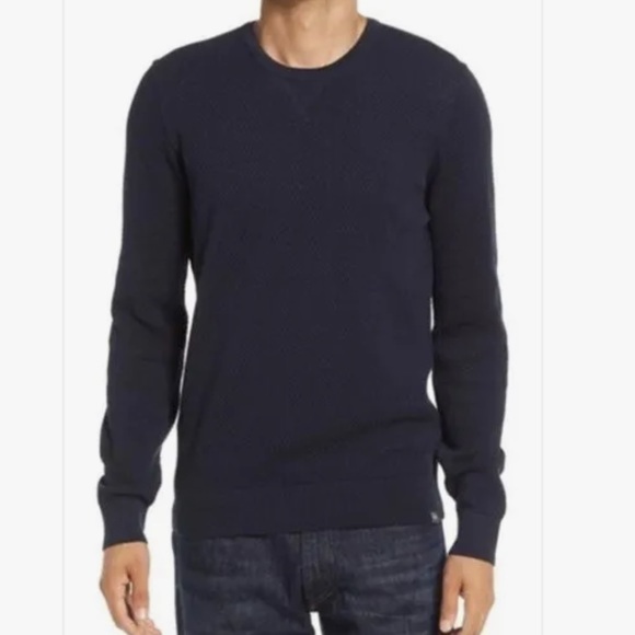 brax Other - Brax Men Navy Rick Hi-Flex Honeycomb Sweater Size XL
